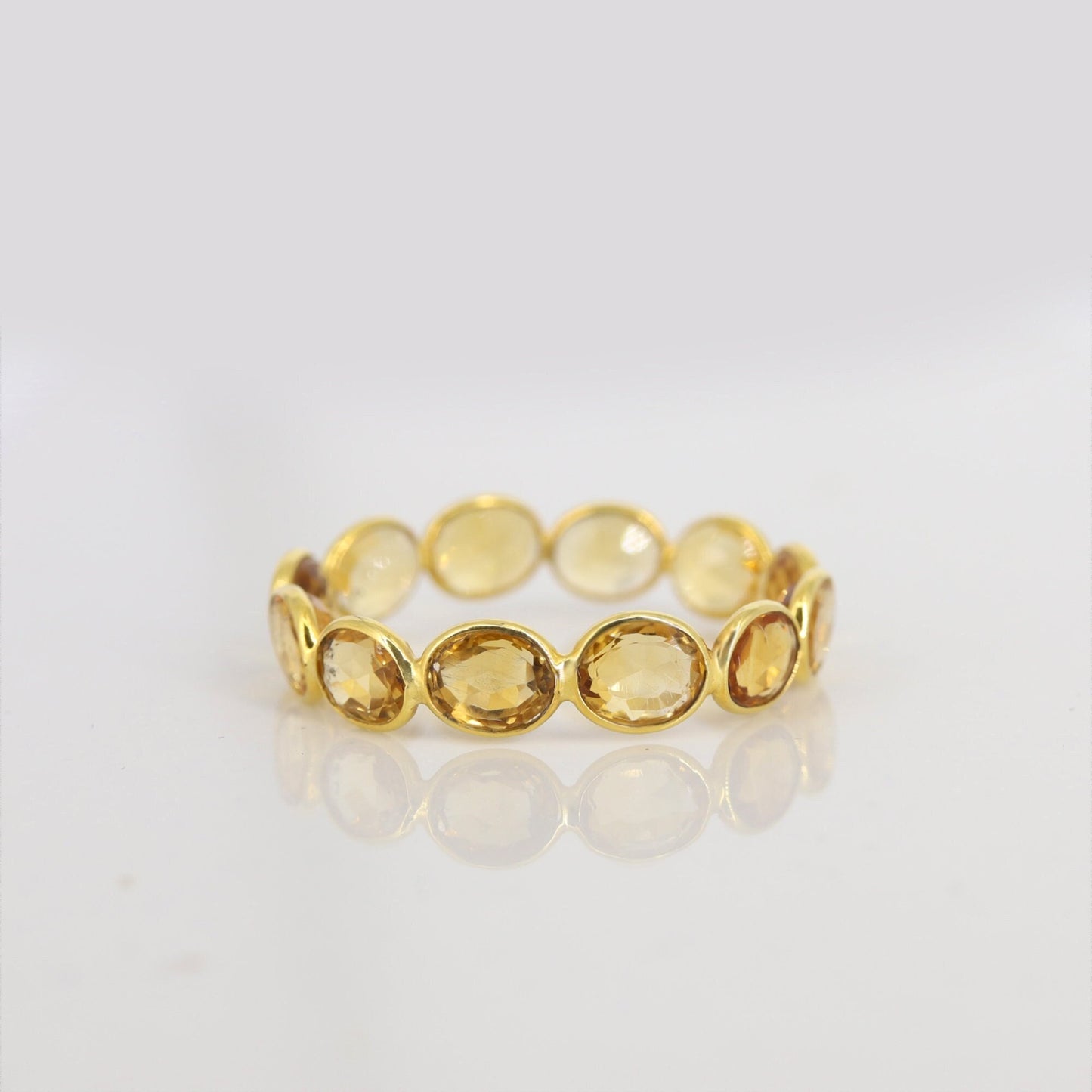 Citrine Ring 18K Gold
