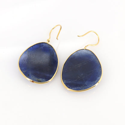 Rose Cut Slices Earring 18K Gold