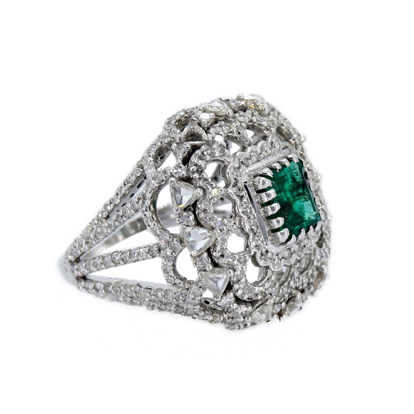 Beautiful Elegant Piece Jewelry—an Engagement Ring 14K Gold