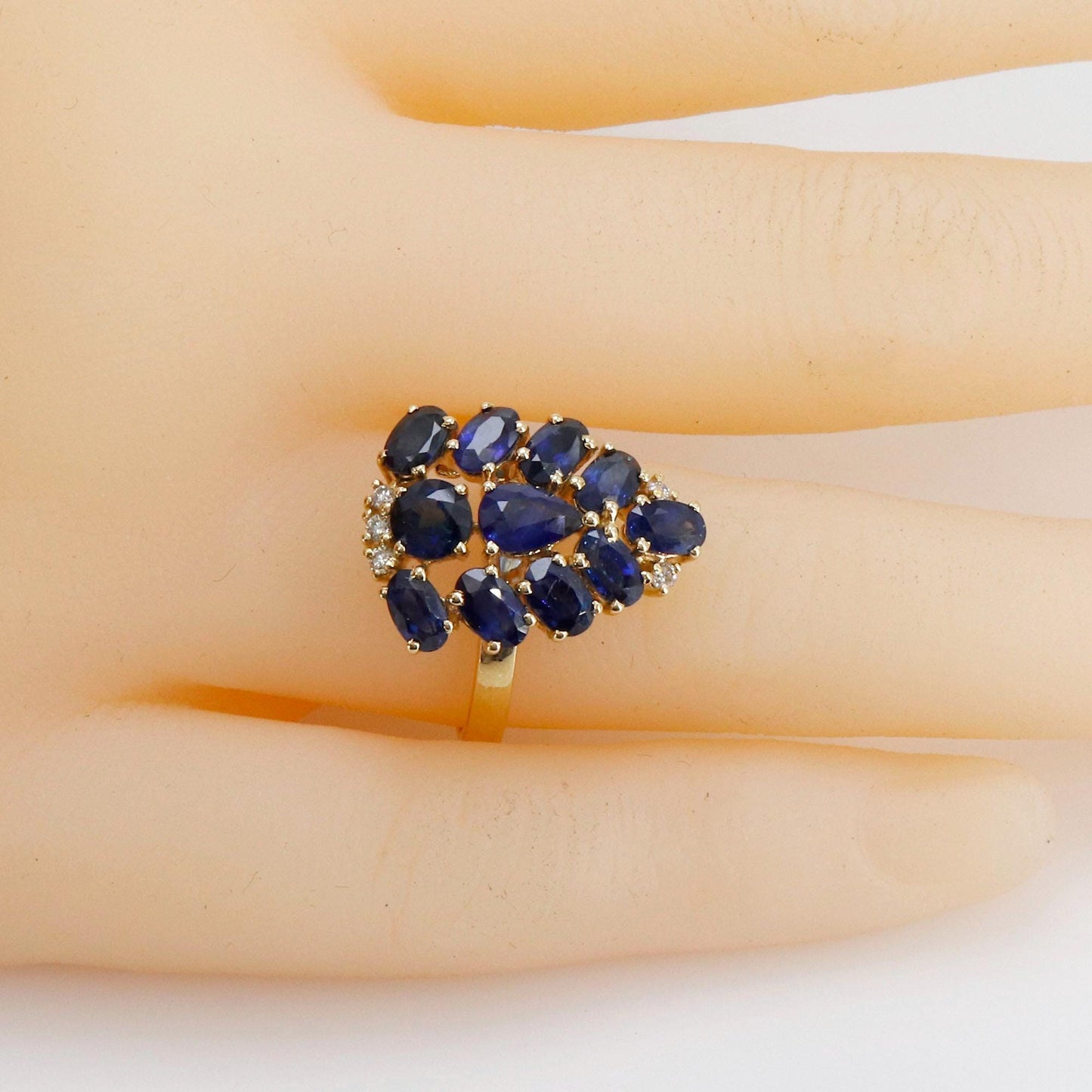 Yellow Sapphire Ring 14K Gold