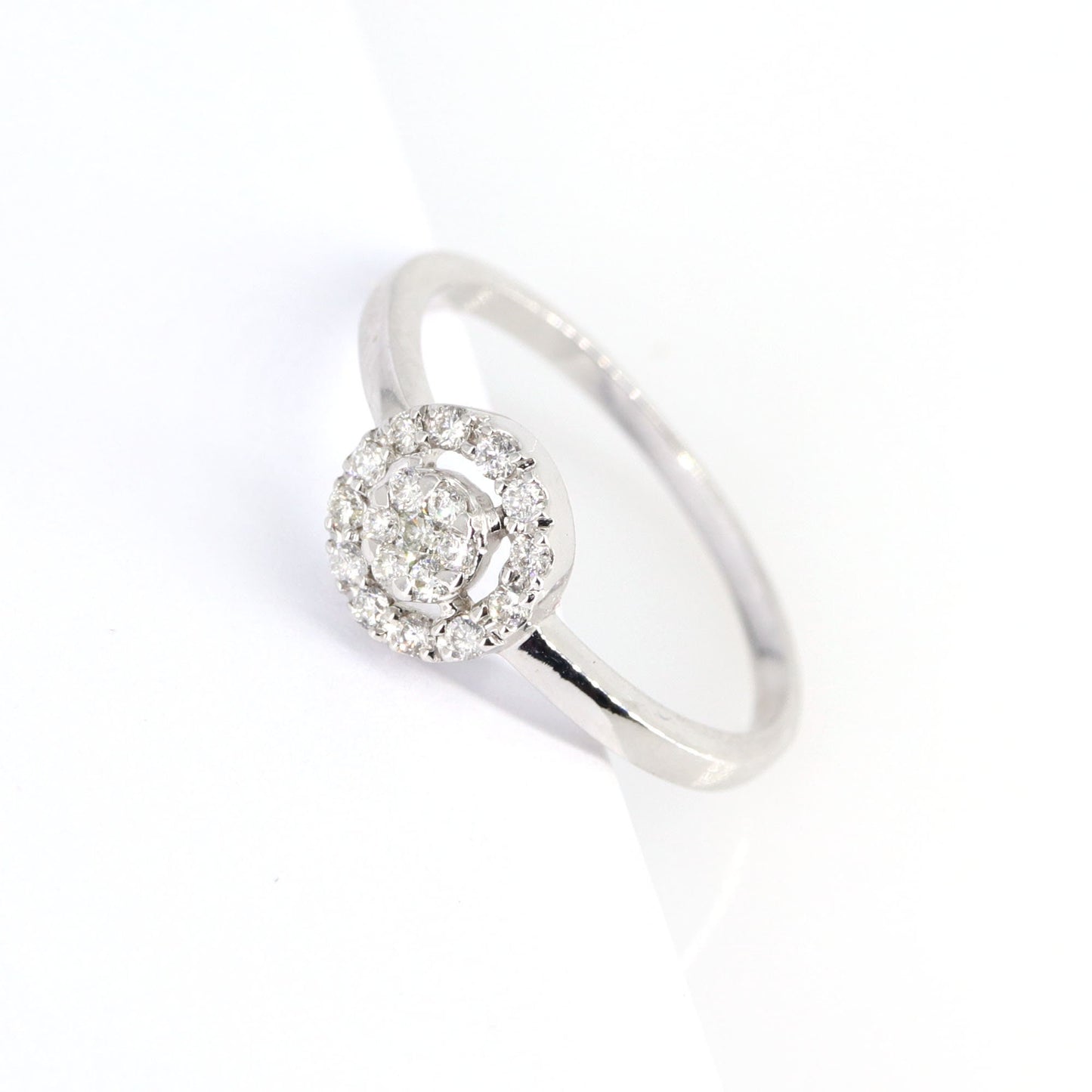 Halo Ring 18K Gold