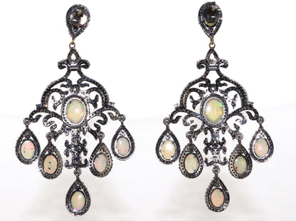 Exclusively Designed Vintage Replica Victorian Earring Gold
