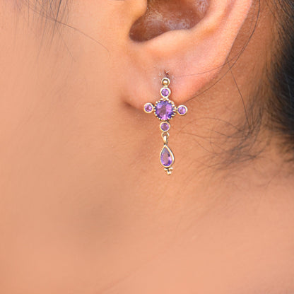 9K Yellow Earring Gold