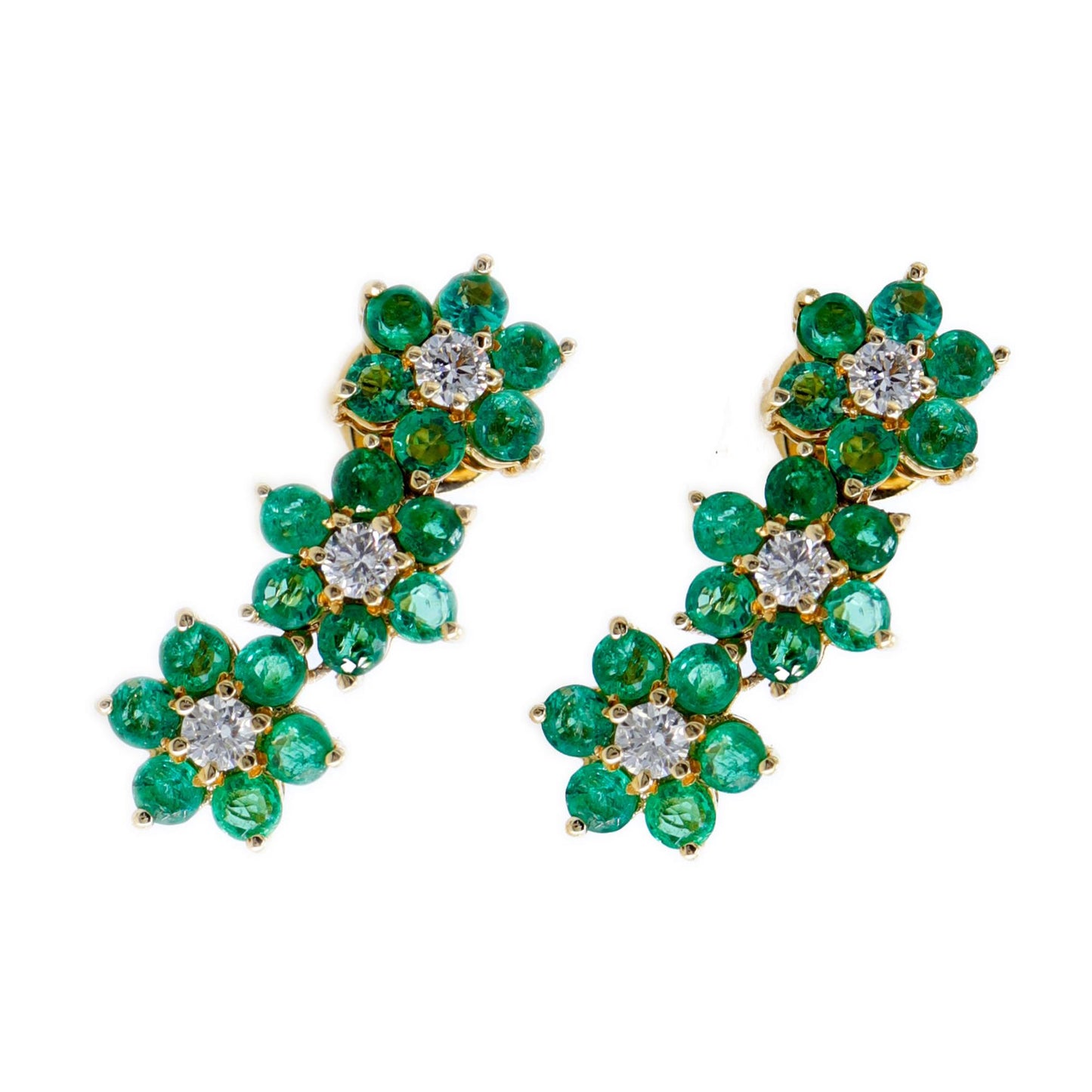 Emerald & Earring 14K Gold