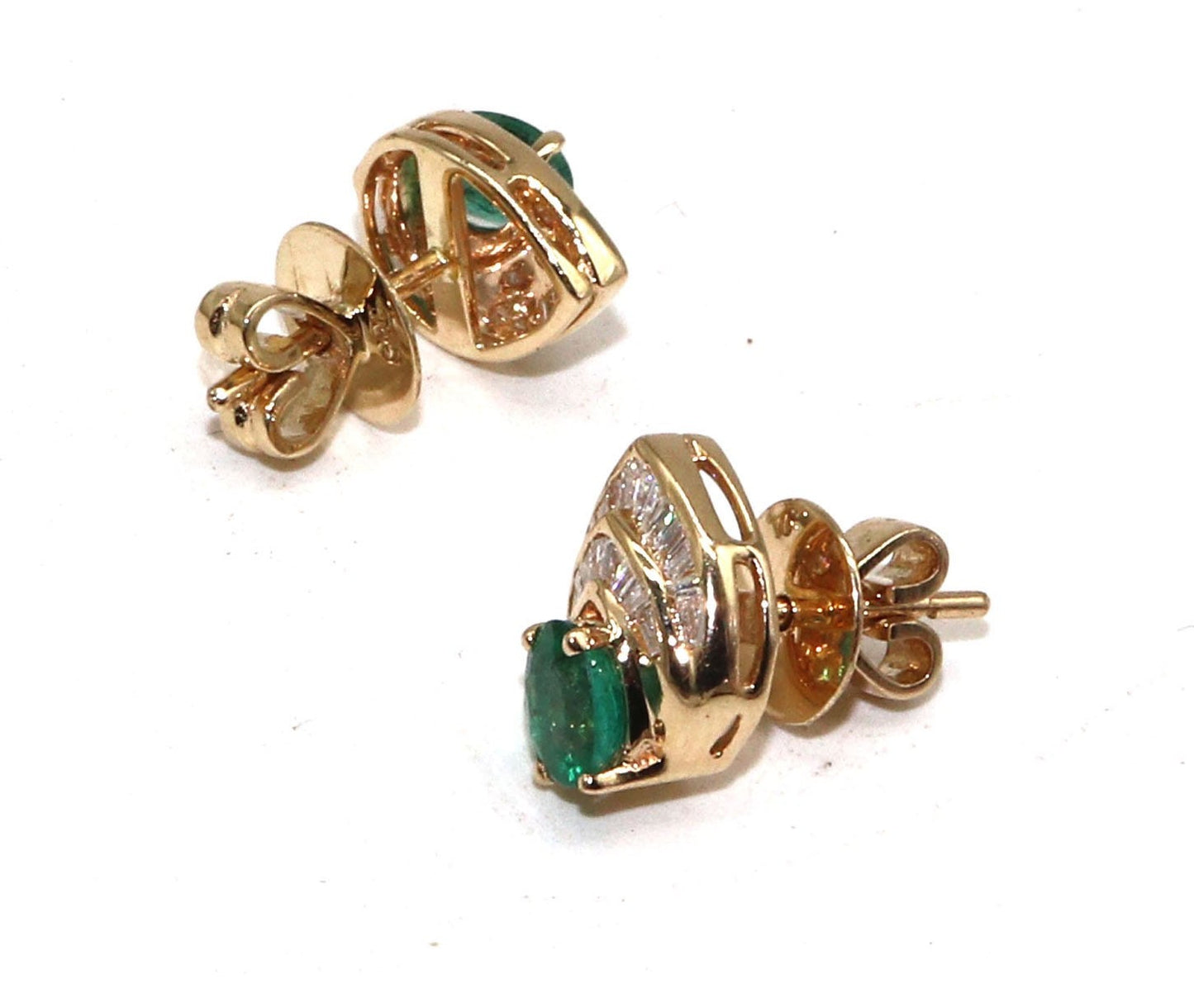 Emerald Earring 14K Gold