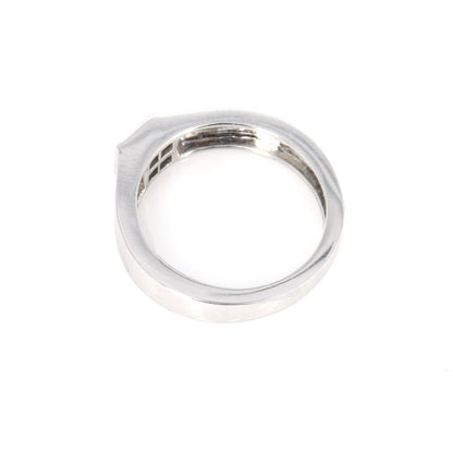 Invisible Setting Princess Cut Ring Gold