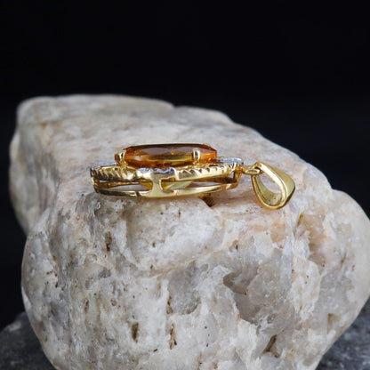 November Pendant 14K Gold