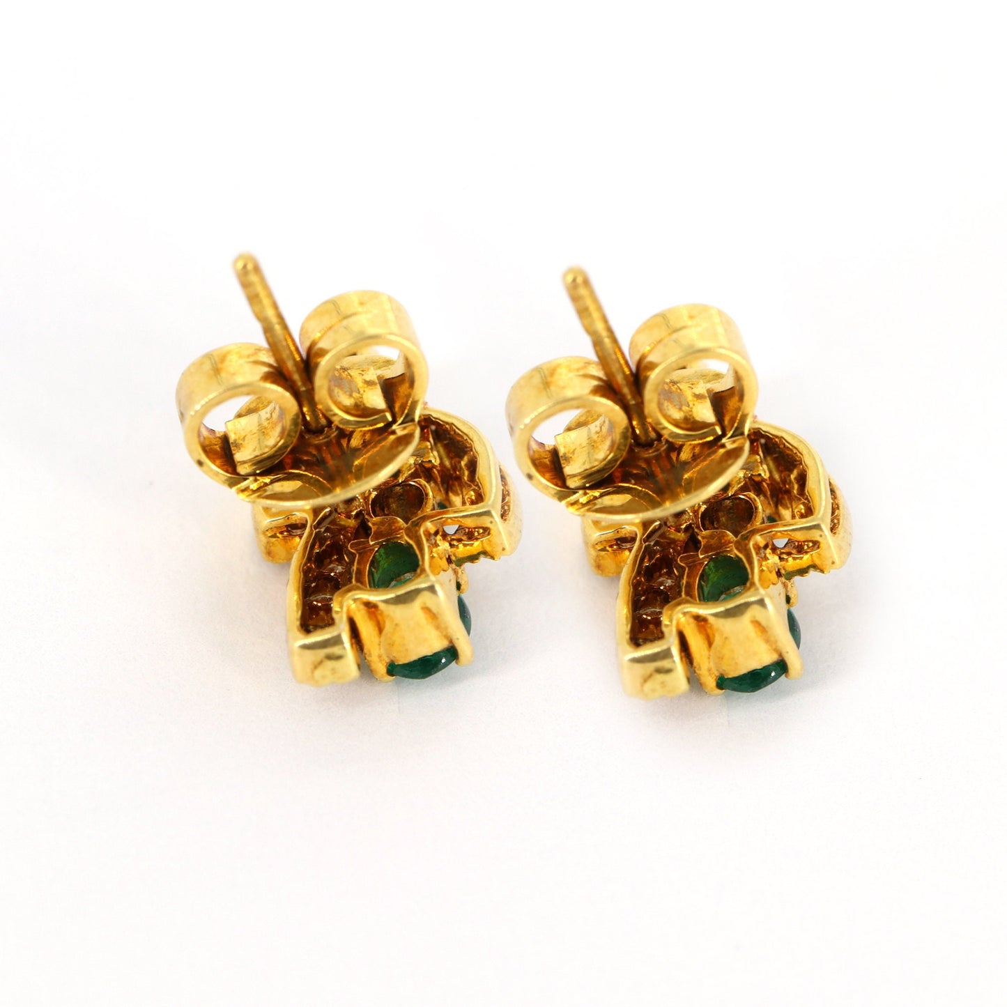 Unique Design Yellow Earring 18K Gold