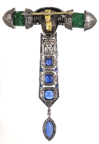 Exclusively Designed Vintage Replica Victorian Pendant Gold
