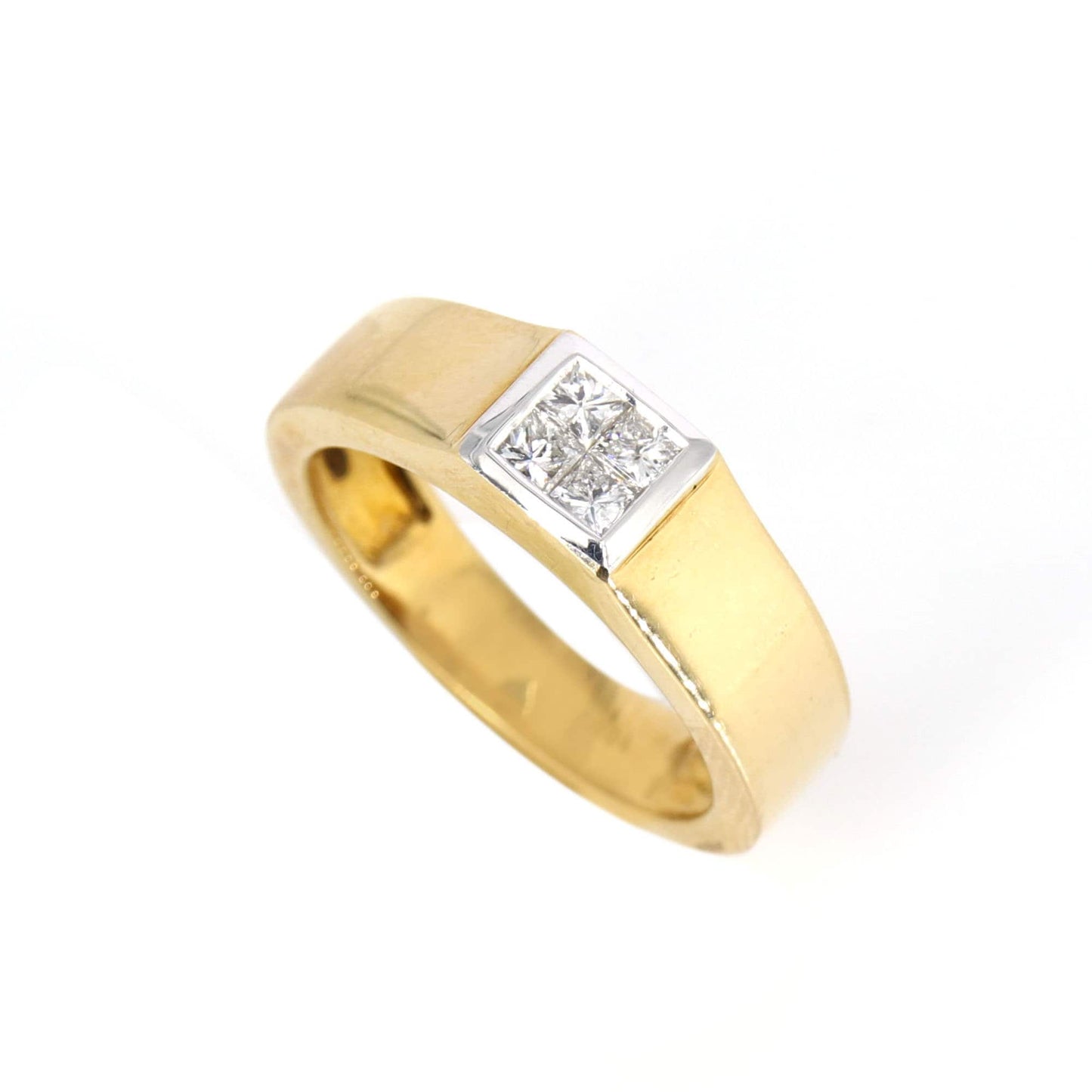 Princess Cut 0.50 Ring 14K Gold