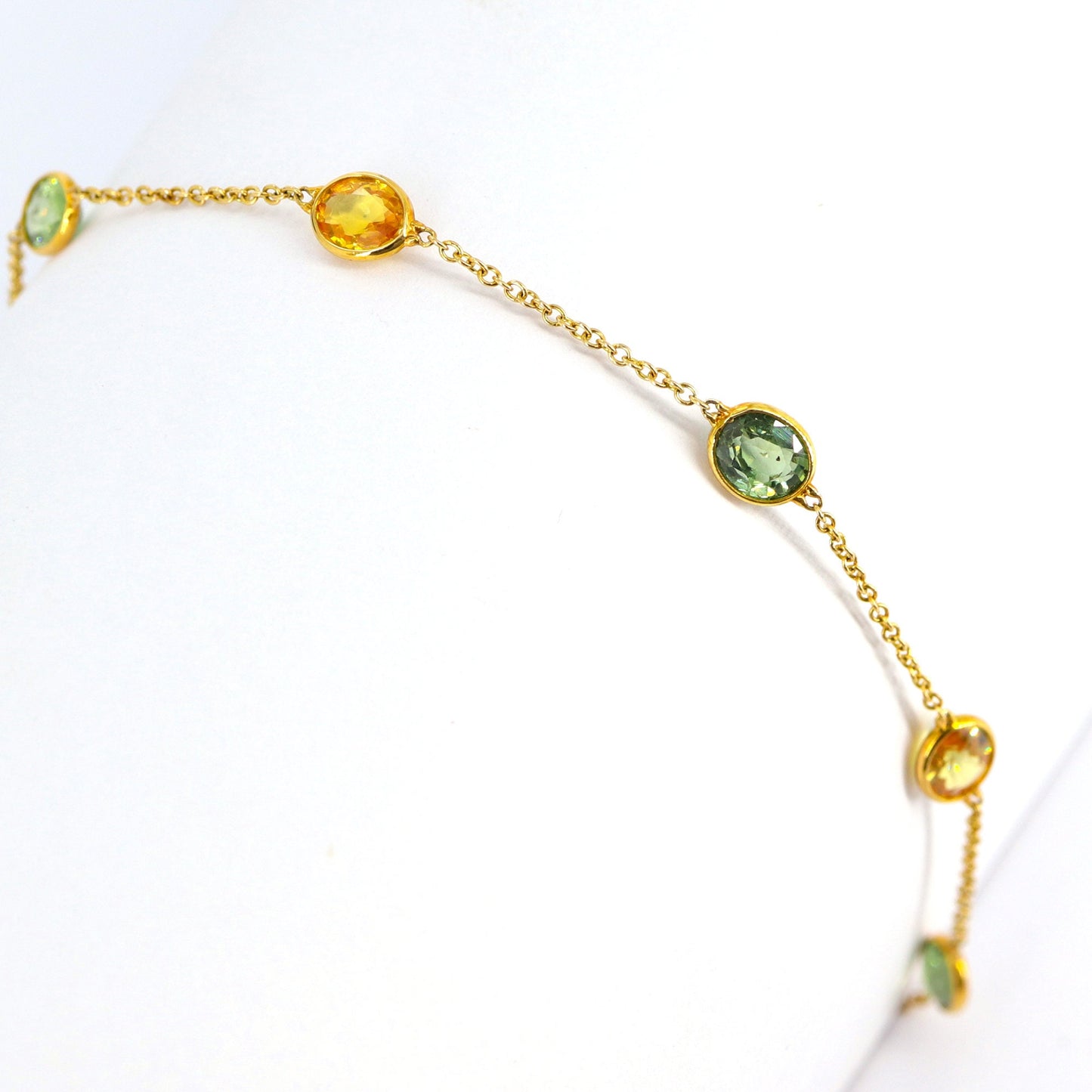 Multi Sapphire Bracelet 18K Gold