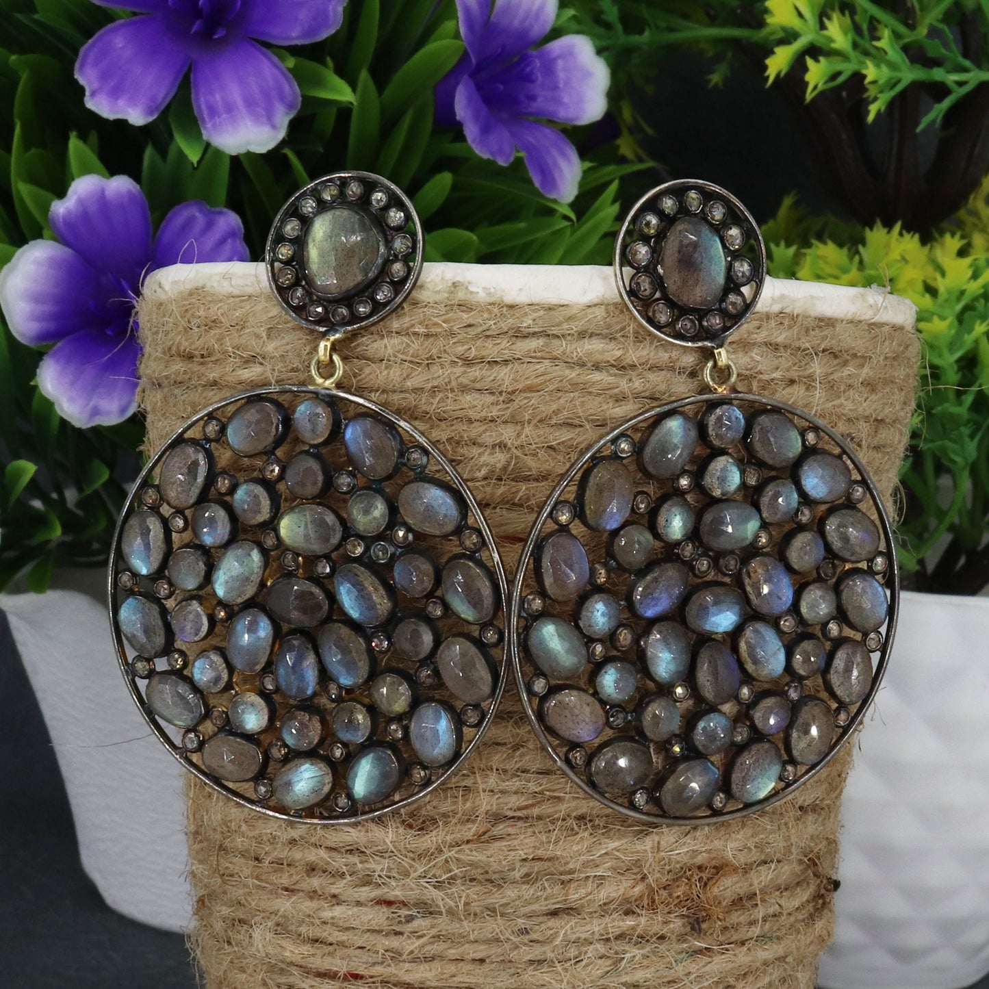 Pretty Labradorite Earring