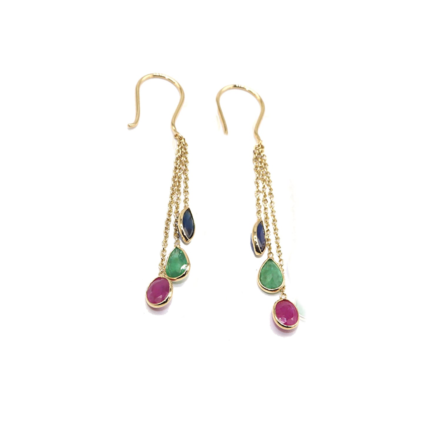 Yellow Handmade Earring 18K Gold