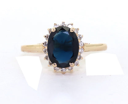 Sapphire Beautiful Ring 14K Gold