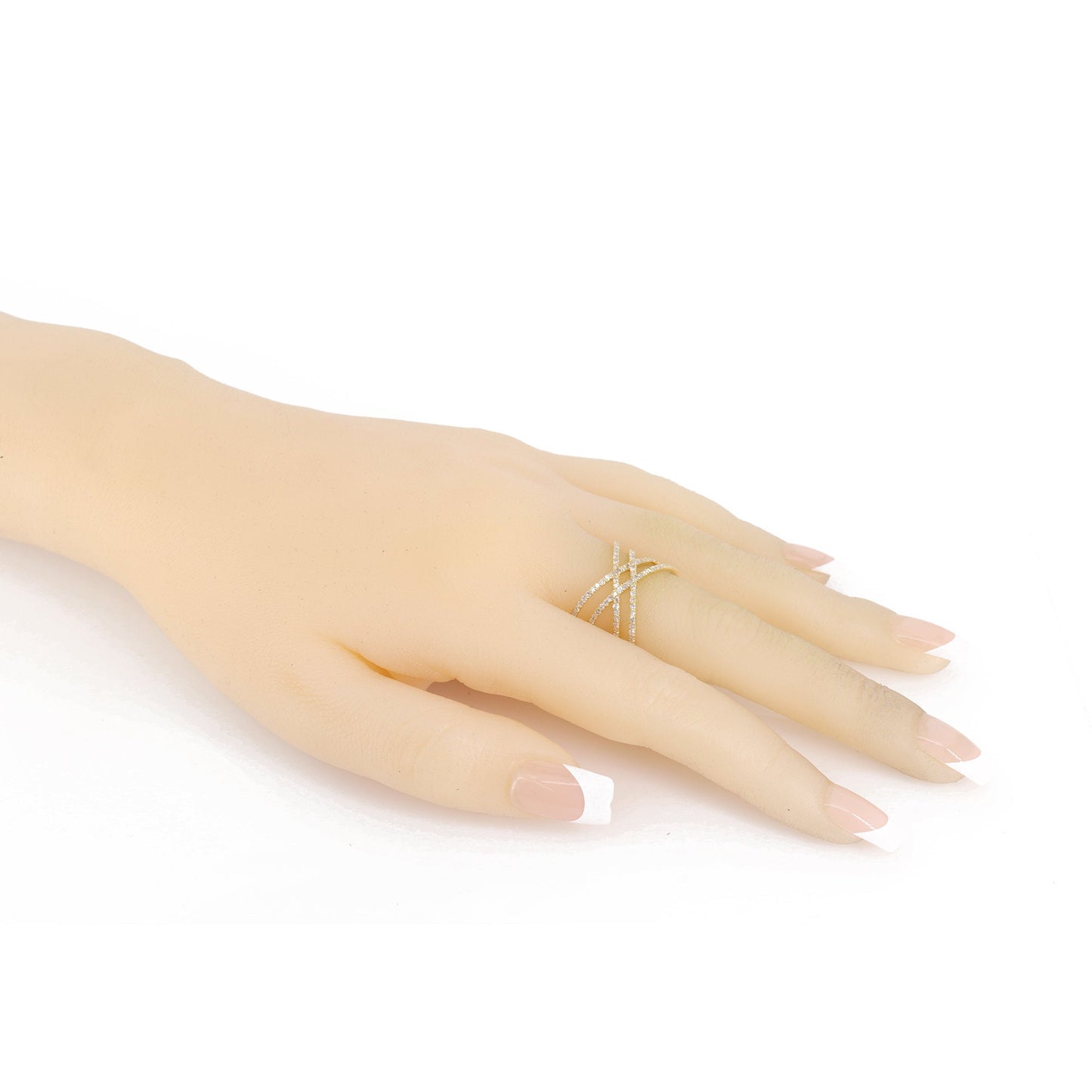 Criss Cross Ring 14K Gold