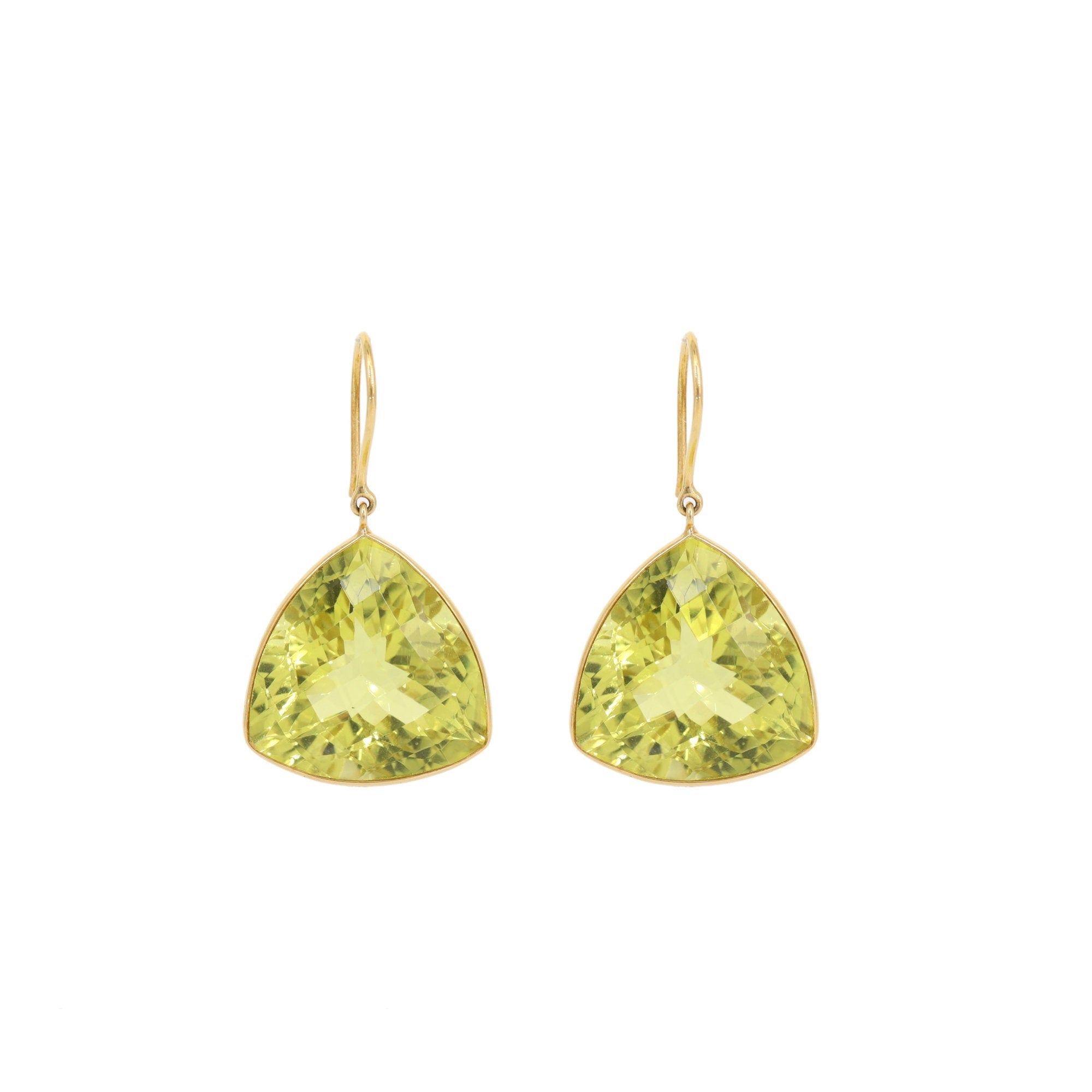 Lemon Topaz Earring 18K Gold