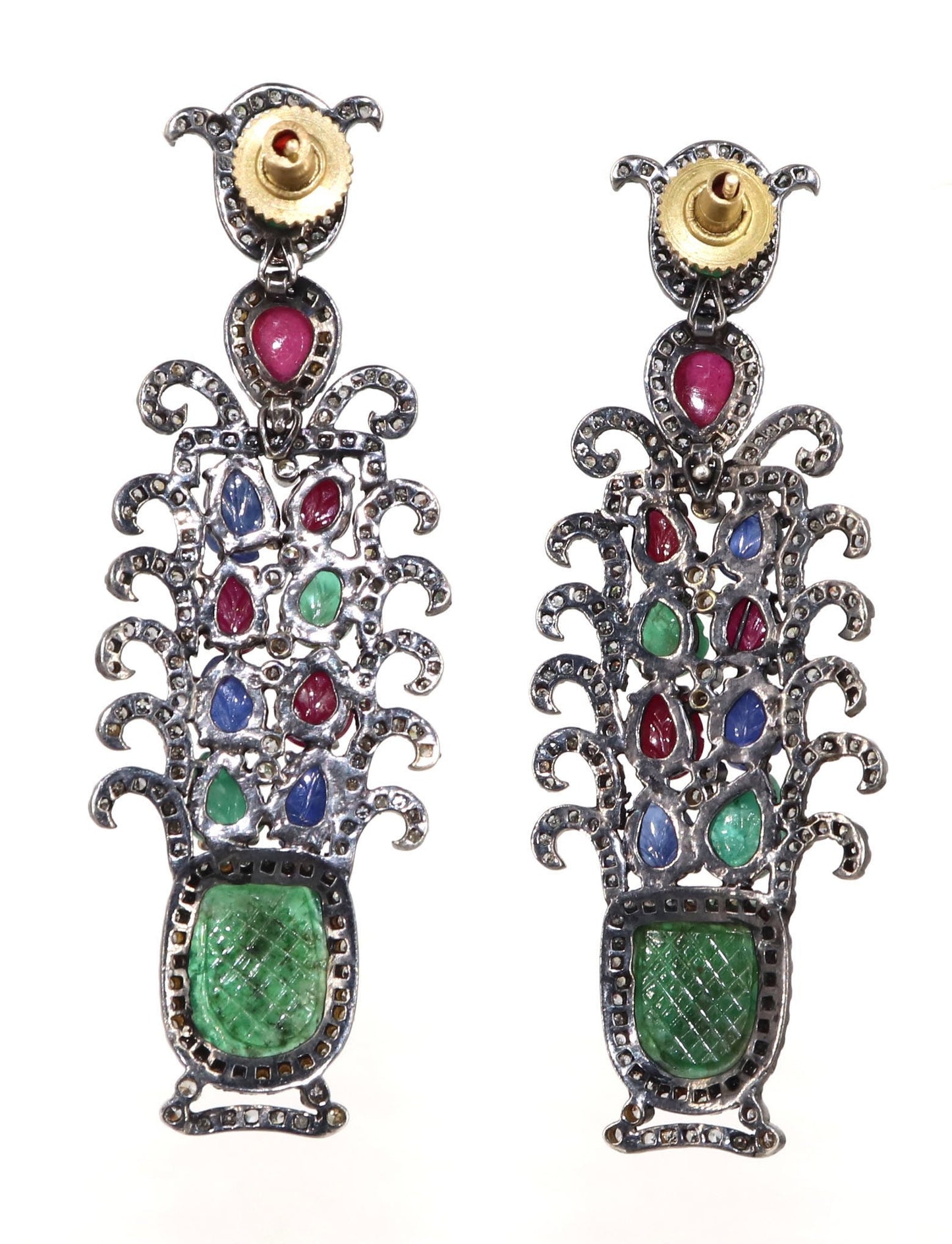 Exclusively Designed Vintage Replica Victorian Earring Gold