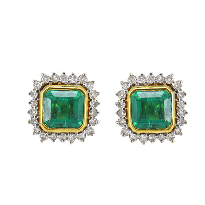 Cluster Earring 18K Gold