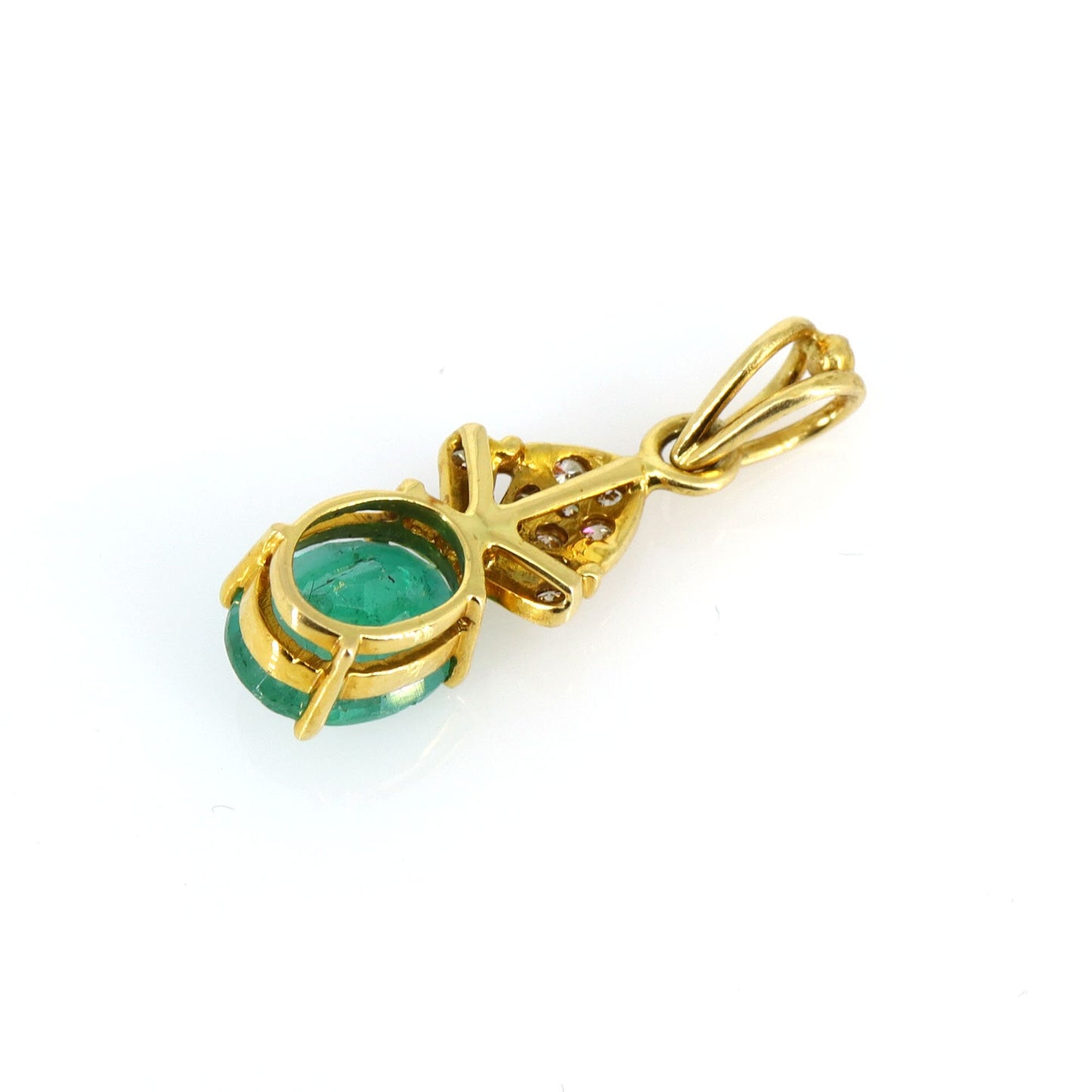 Emerald Pendant 18K Gold