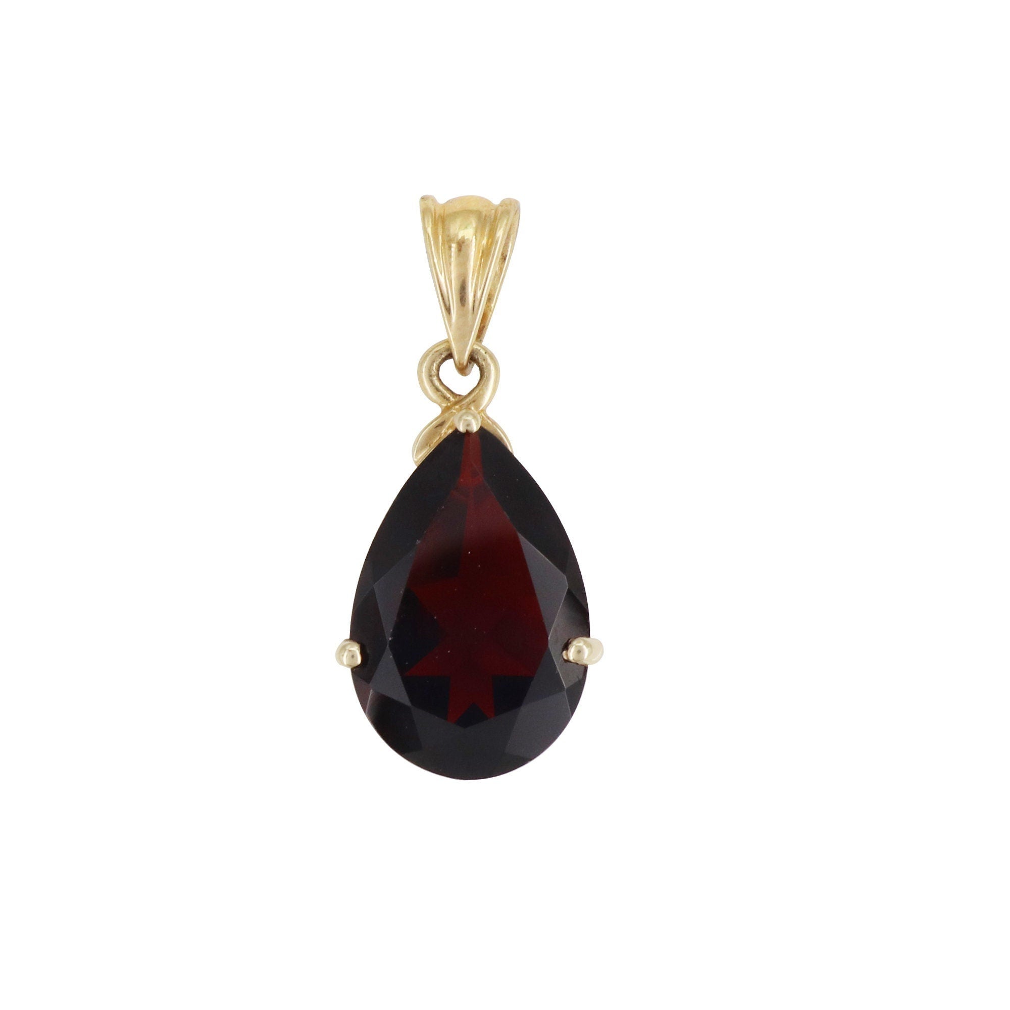 January Pear Shape Necklace 14K Gold
