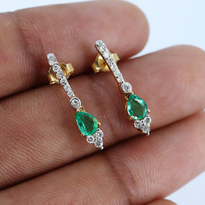 Yellow Earring 14K Gold