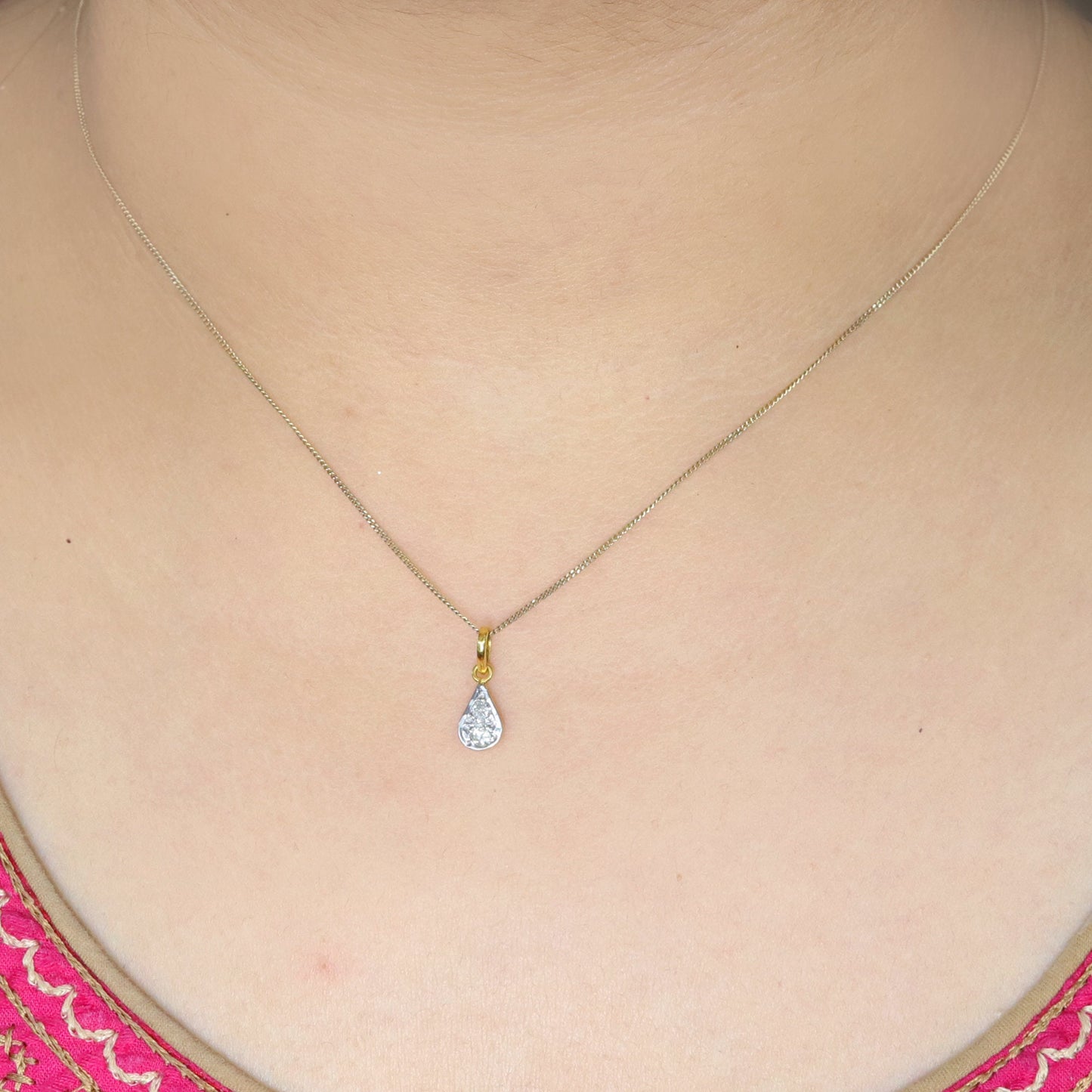 Pear Pendant 14K Gold