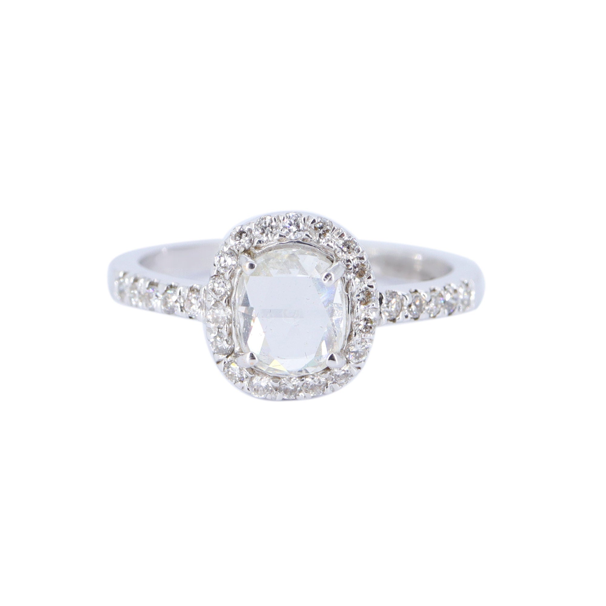Halo Bridal Ring 18K Gold