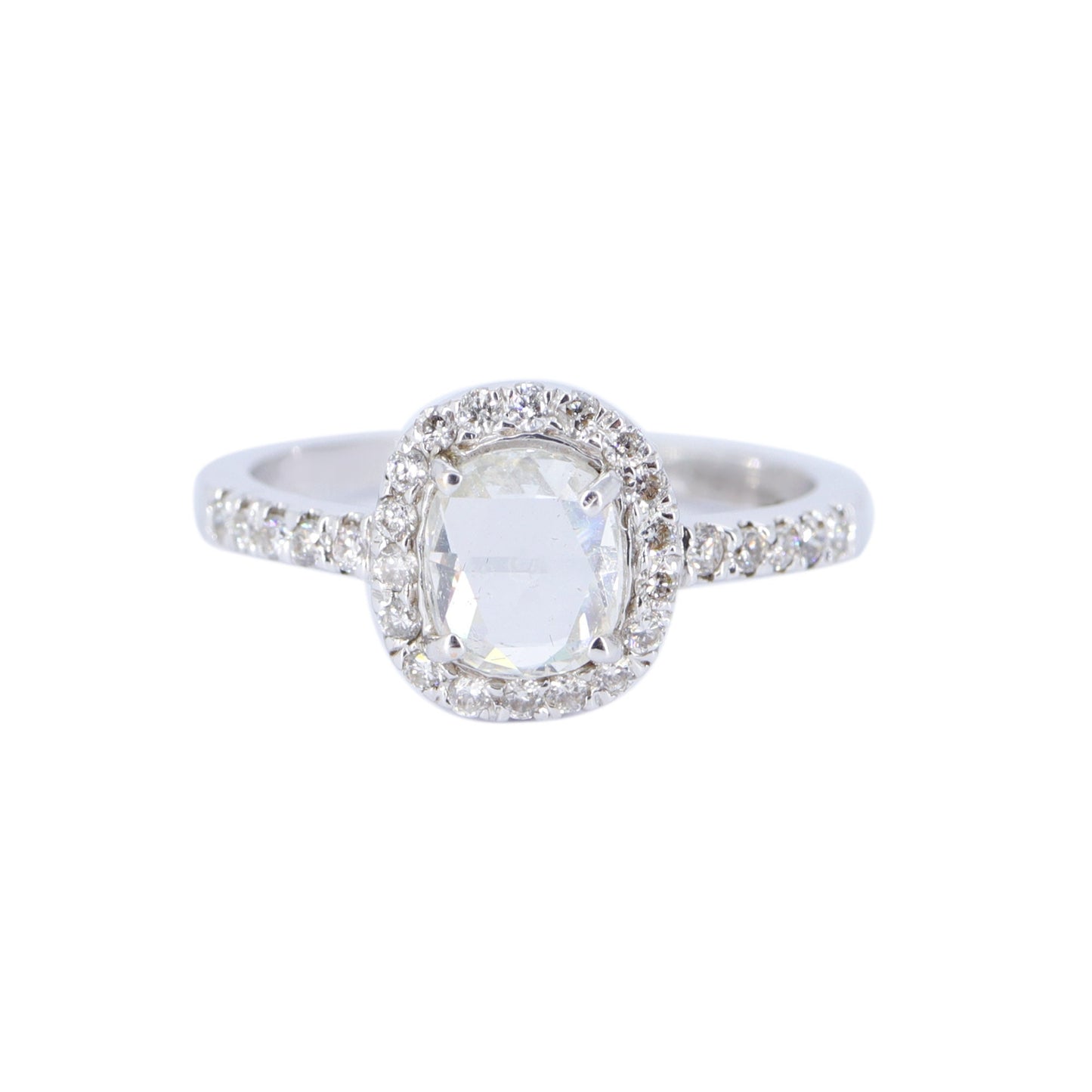 Halo Bridal Ring 18K Gold