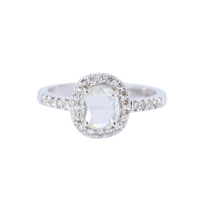 Halo Bridal Ring 18K Gold