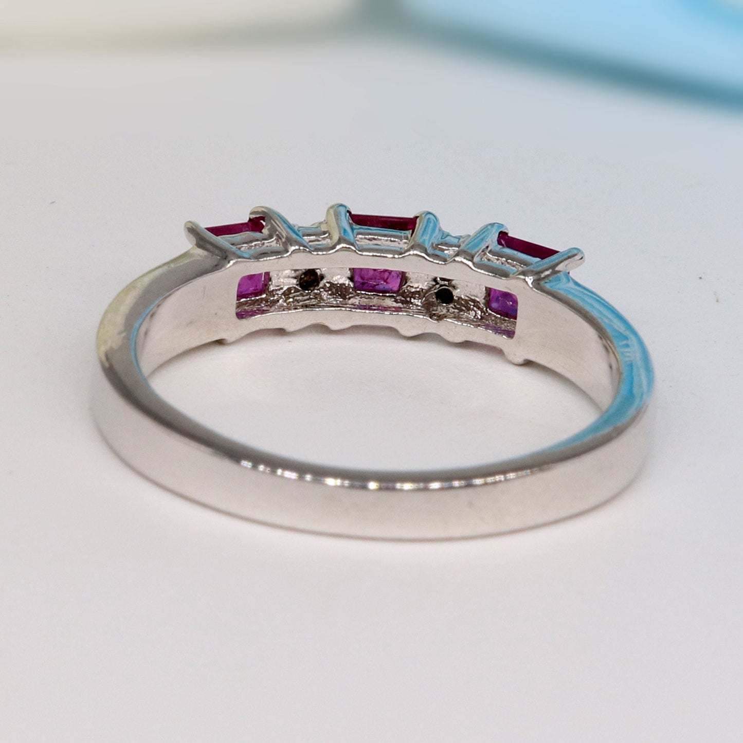 Ruby Ring Silver