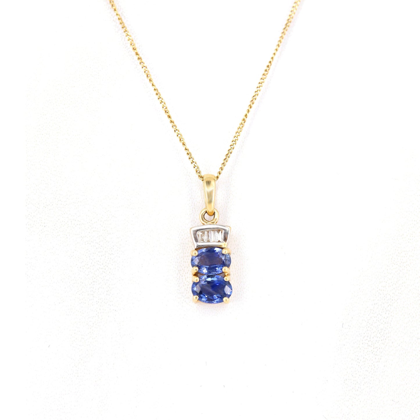 Yellow Dainty Pendant 14K Gold