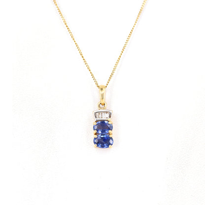 Yellow Dainty Pendant 14K Gold