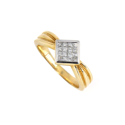 Princess Cut Ring 14K Gold