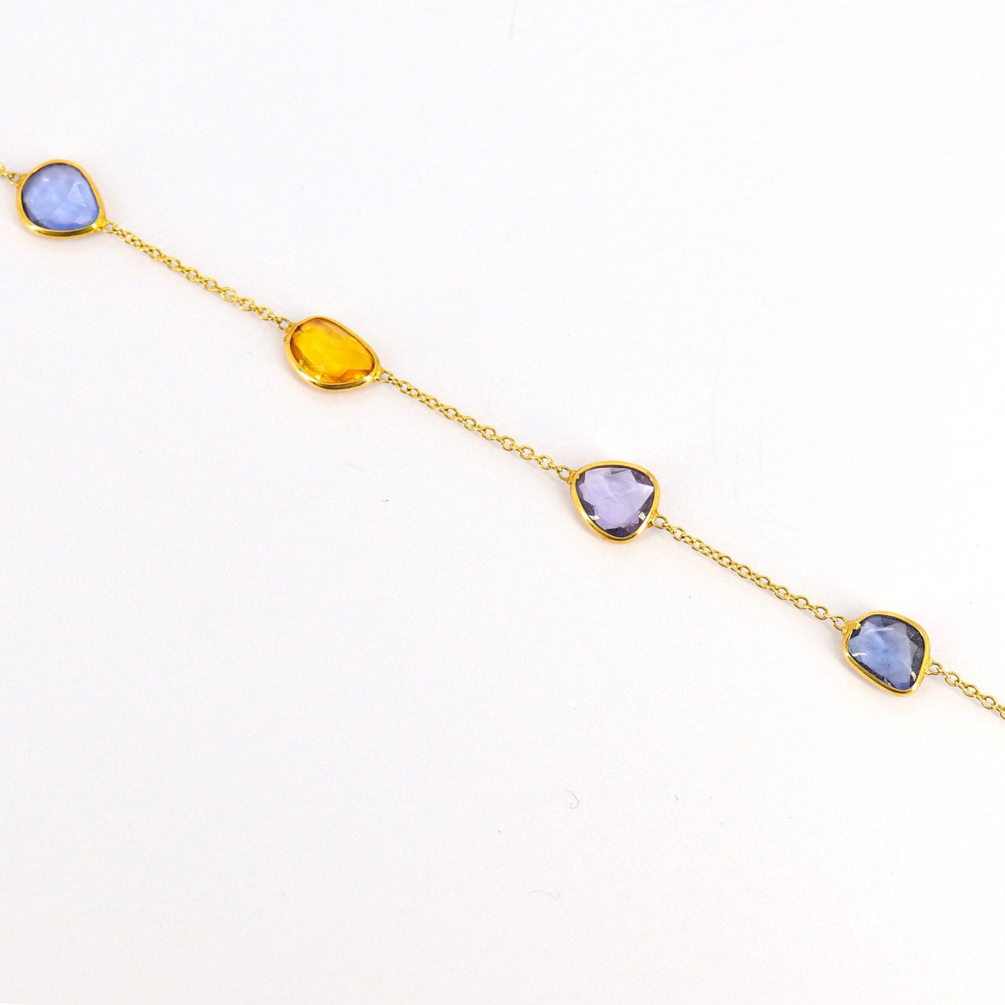 Multi Sapphire Bracelet 18K Gold