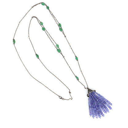 Tanzanite Emerald Necklace