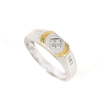 White Ring 18K Gold