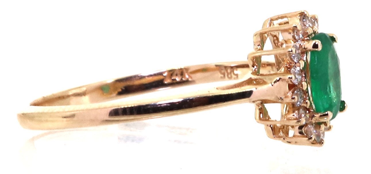 Emerald Ring 14K Gold