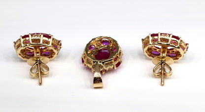 Ruby Jewelry : Pendant 14K Gold