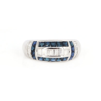 Sapphire Engagement Ring 14K Gold