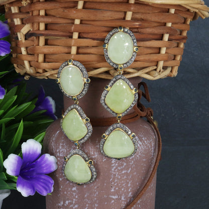 Sapphire London Blue Topaz Gemstone Earring