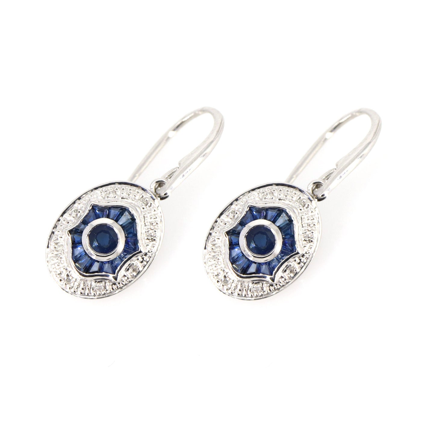 Blue Sapphire Earring Gold
