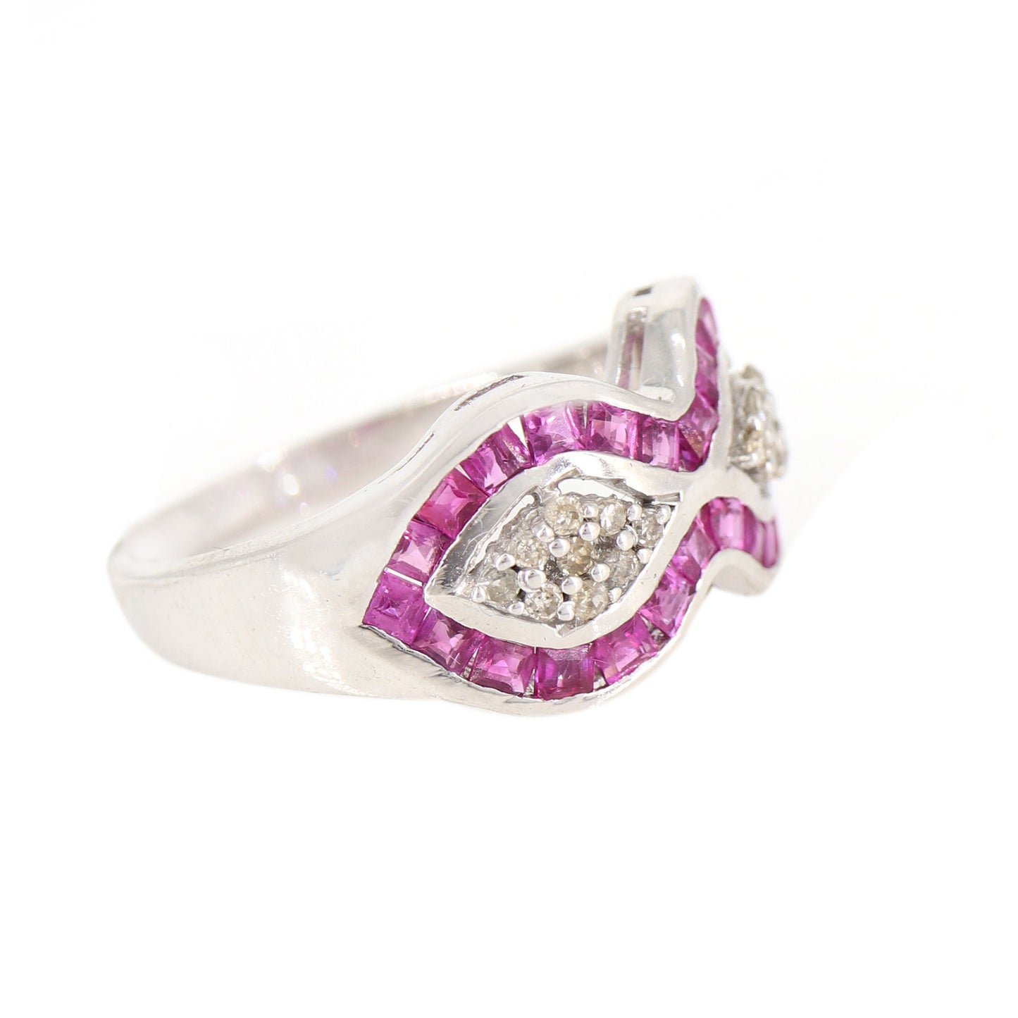 Ruby Gemstone Ring Silver