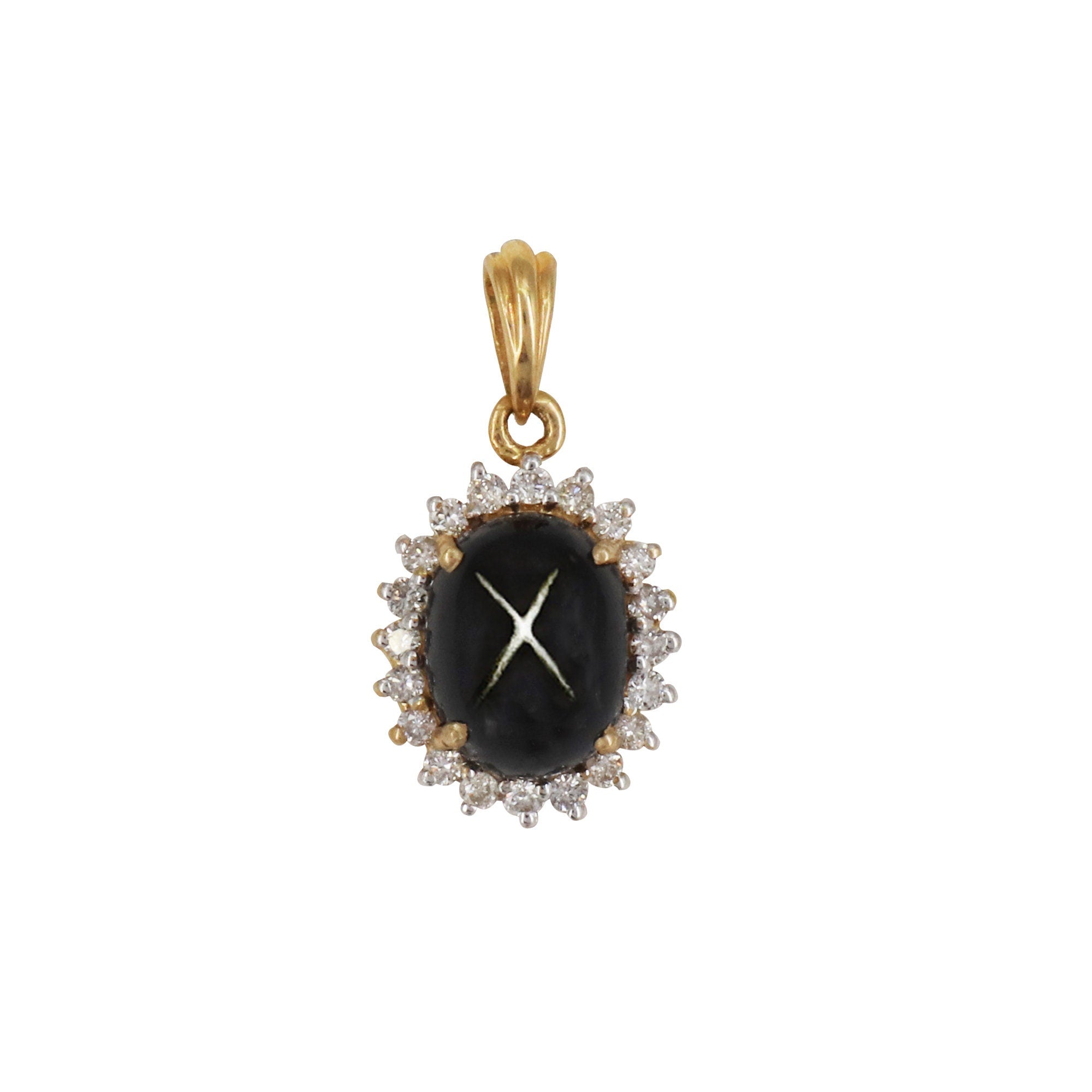 Cluster Pendant 14K Gold