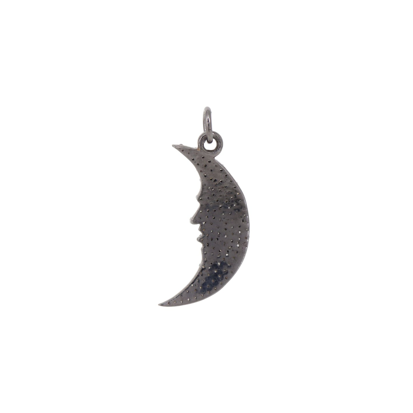 Crescent Moon Pendant Silver