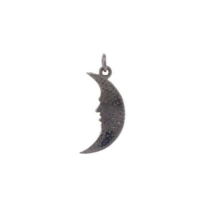 Crescent Moon Pendant Silver