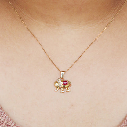 Animal Motif Pendant 14K Gold