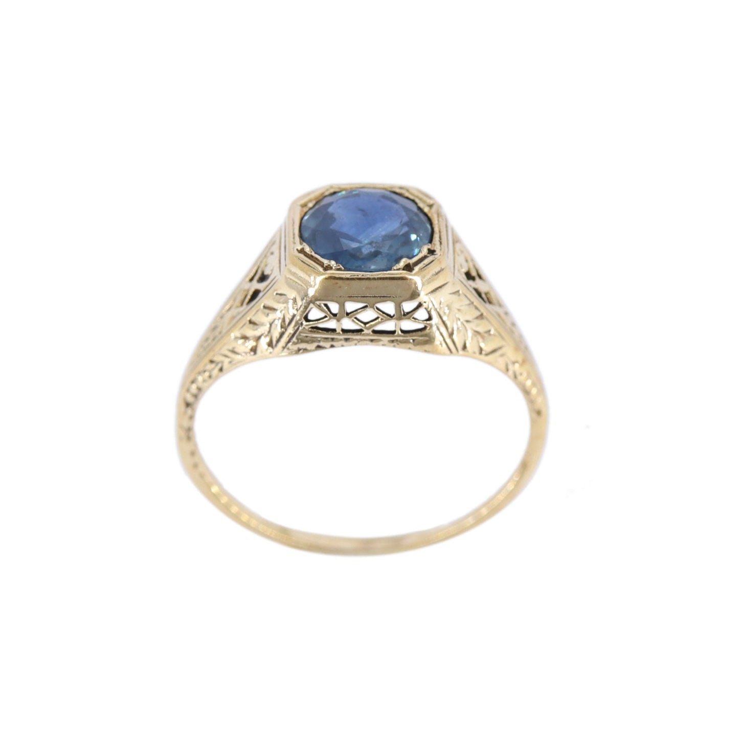 Antique Filigree 9K Ring Gold