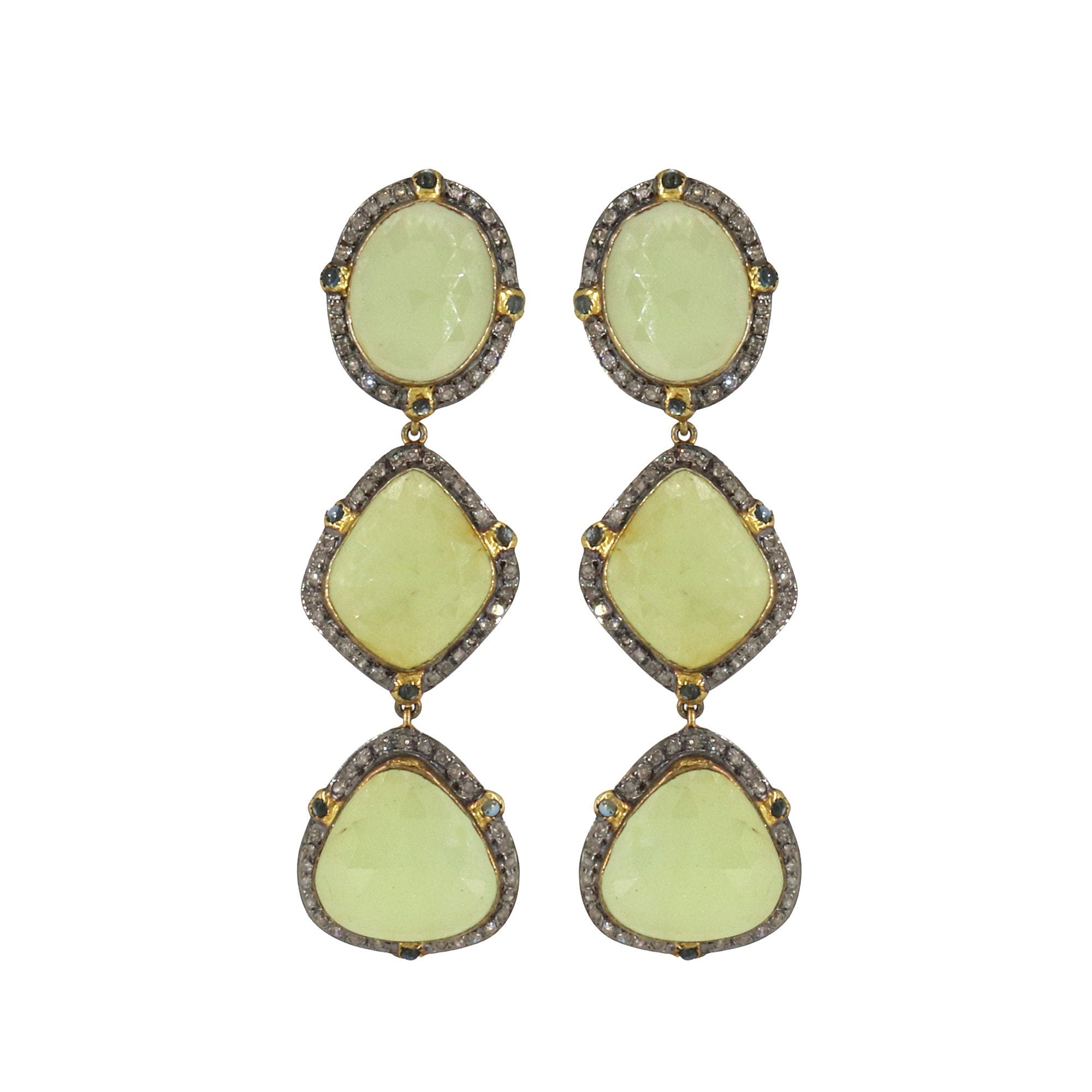 Sapphire London Blue Topaz Gemstone Earring