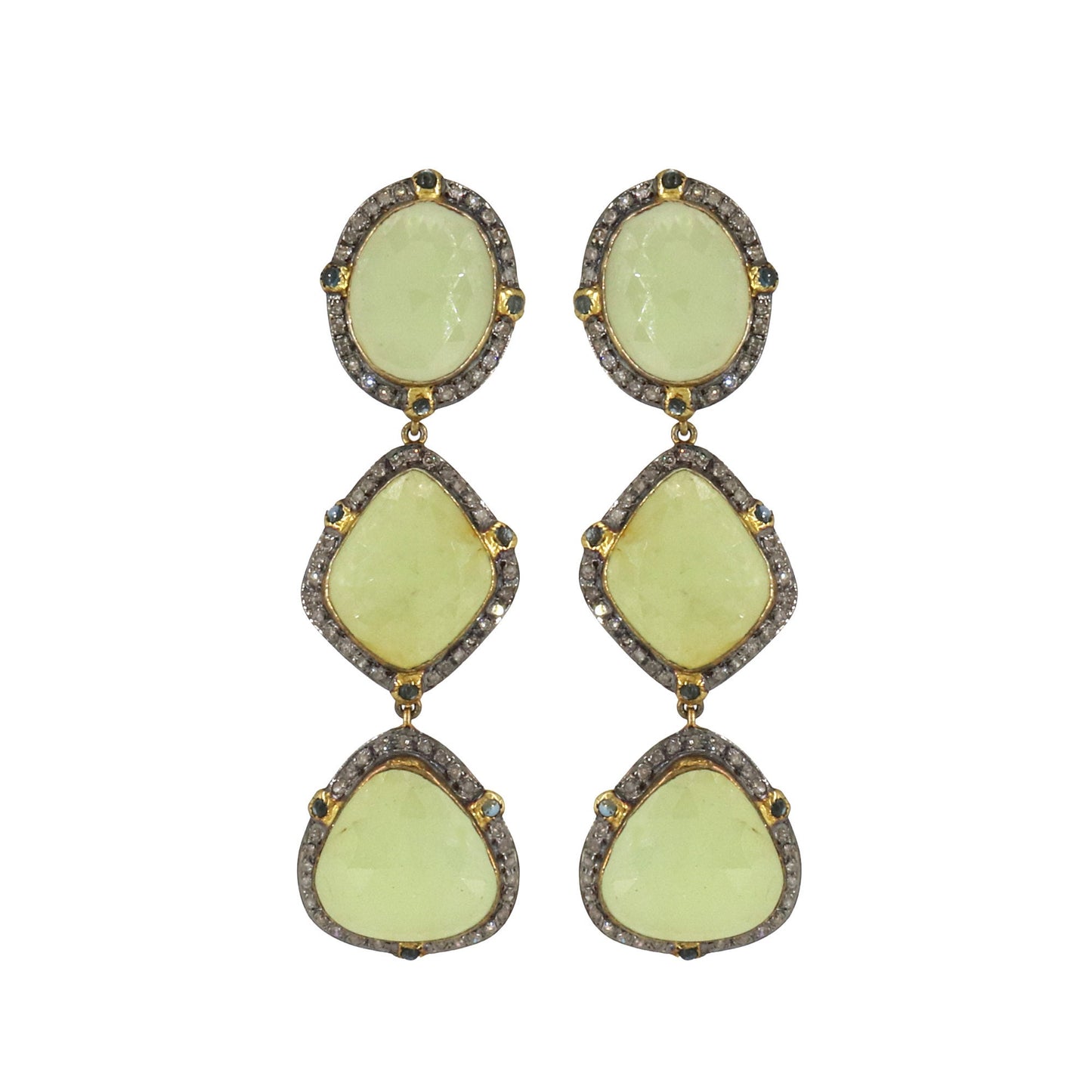 Sapphire London Blue Topaz Gemstone Earring