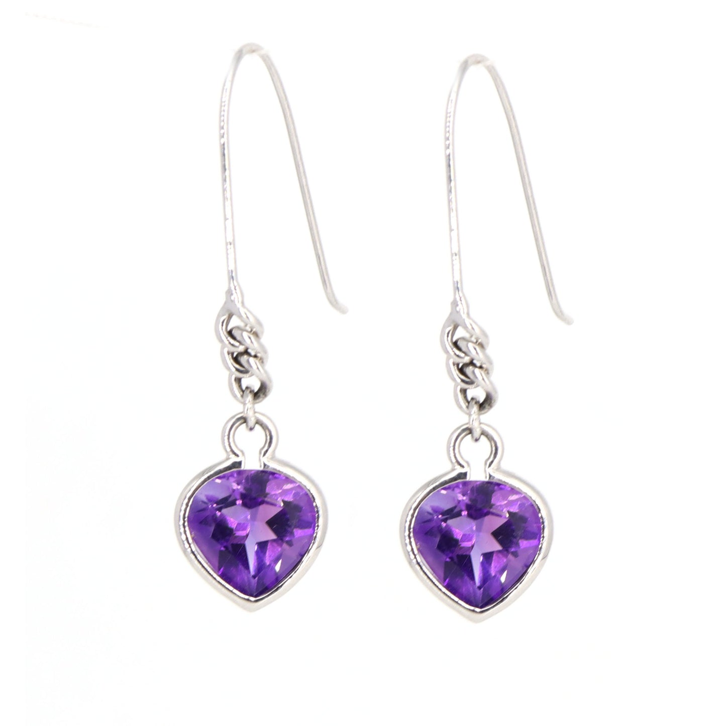Amethyst Earring 14K Gold